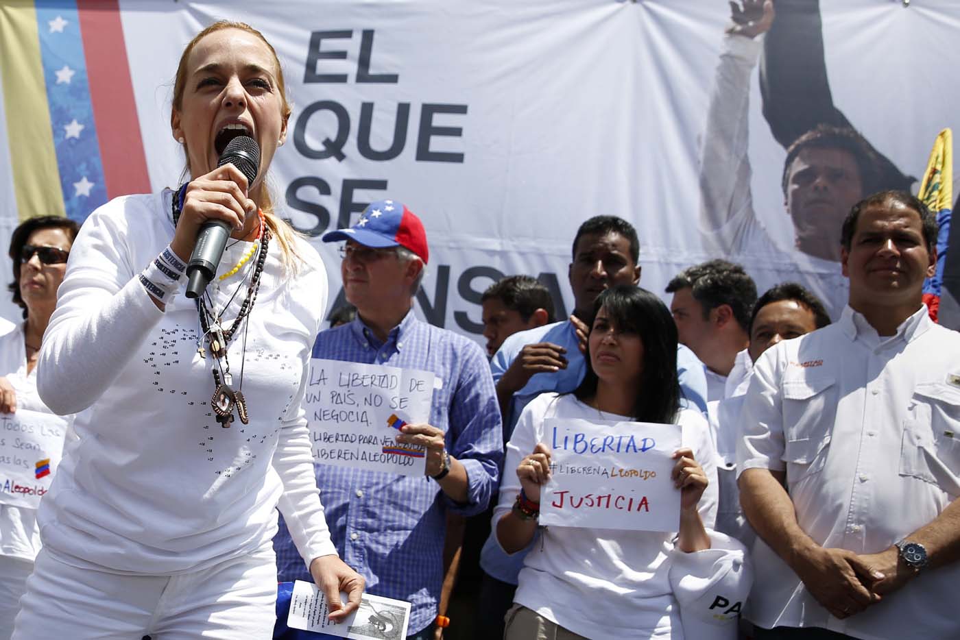 Lilian Tintori: Este 18A, Leopoldo López cumple dos meses preso injustamente