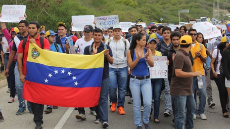 Siguen marchas de estudiantes y sociedad en Nueva Esparta