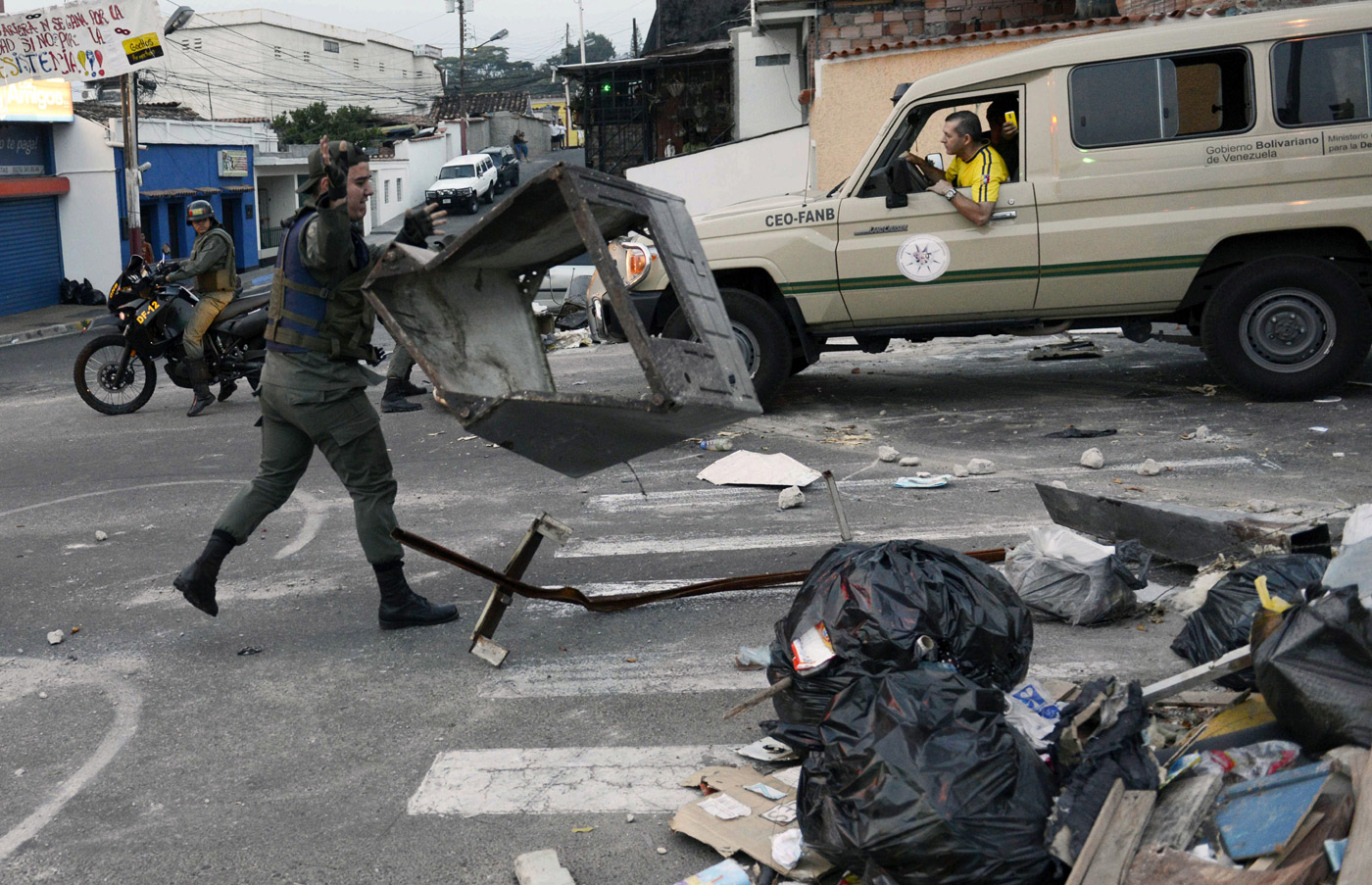 Alta presencia militar en San Cristóbal