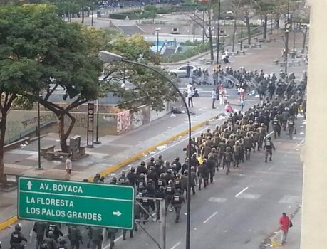 Excesivo despliegue de la GNB en Altamira (Fotos)