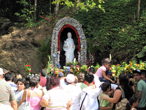 Todo listo para honrar a la Virgen de Betania