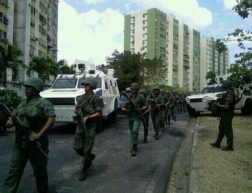 Reportan allanamientos en edificios de Puerto Ordaz (Fotos)