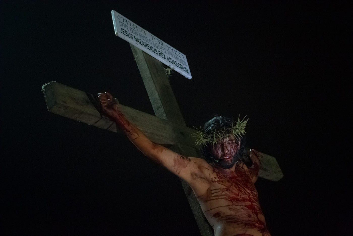 El viacrucis en el barrio El Nazareno de Petare (Fotos)