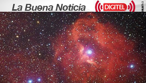 La elusiva nebulosa escarlata, vista como nunca