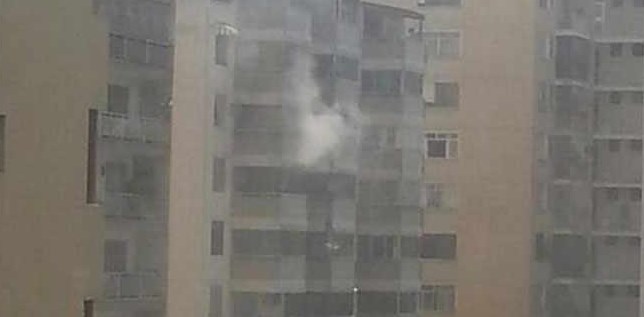 Controlan incendio en edificio de Los Palos Grandes