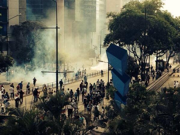 Al menos 15 personas detenidas durante manifestación en Chacaíto