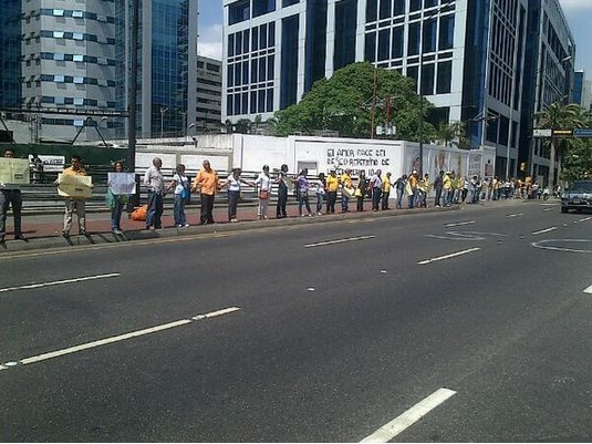 Cadena humana contra la reforma educativa #7M (Foto)