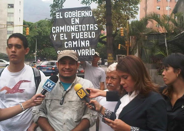 Ciudadanos y estudiantes rechazaron ante Fontur el aumento del pasaje en Caracas