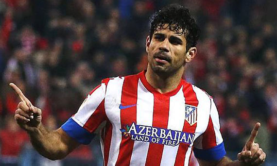 Diego Costa llegó sonriente a Lisboa