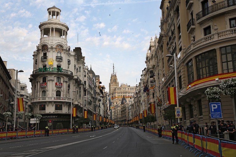 Amplio dispositivo de seguridad en la proclamación de Felipe VI (Fotos)