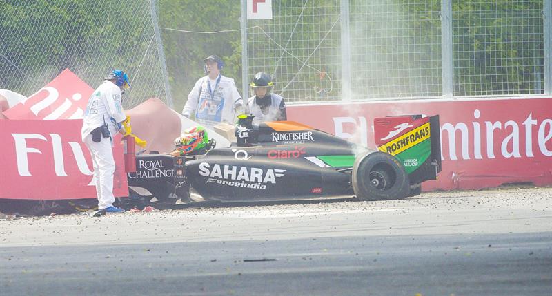 Sergio Pérez sancionado con cinco puestos en la parrilla del GP de Austria