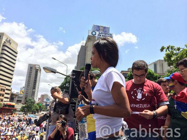 Marvinia, víctima de la represión, marchó también por la Libertad