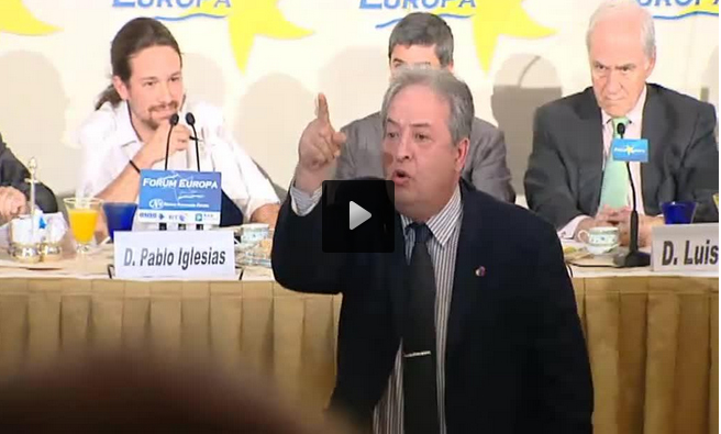 Le gritan a líder de partido español: En Venezuela están matando a los jóvenes ¿Ha asesorado al Gobierno en eso?