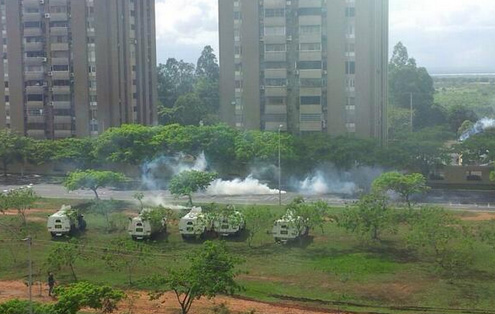 Enfrentamientos entre GNB y manifestantes en Puerto Ordaz este #12Jun (Fotos)