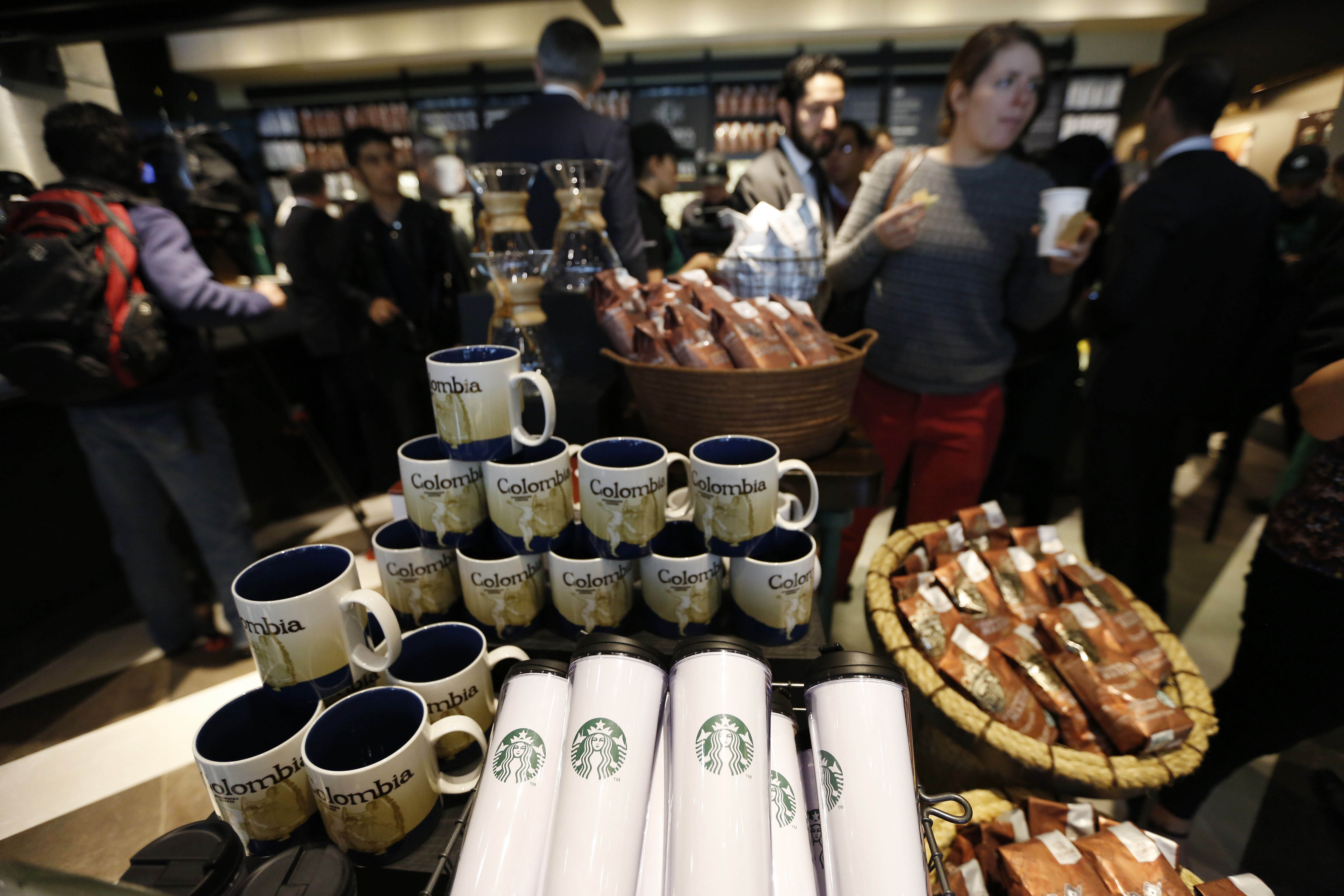 Starbucks invade Colombia