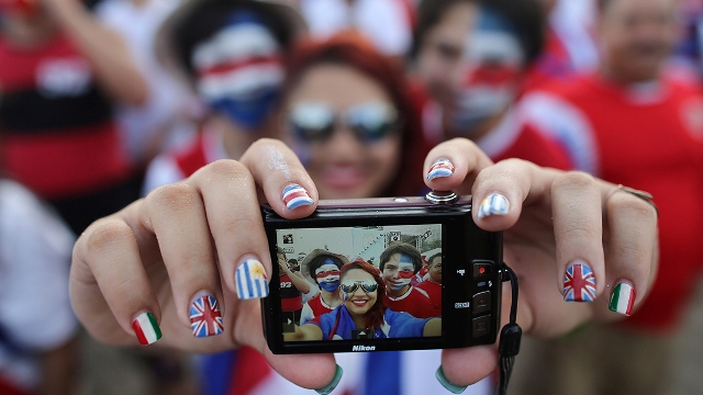 Mira los selfies de los fanáticos en el Mundial Brasil 2014 (Fotos)