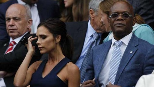 La reacción ¿racista? de Victoria Beckham ante Samuel Jackson