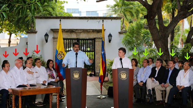 Red Fashion: El uniforme de la delegación de Maduro en Cartagena (fotodetalles)