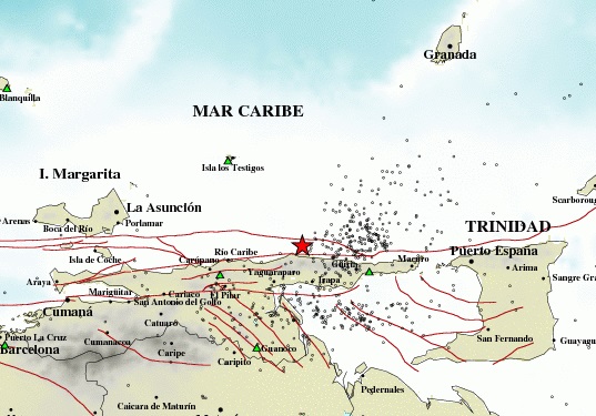 Tembló en Güiria