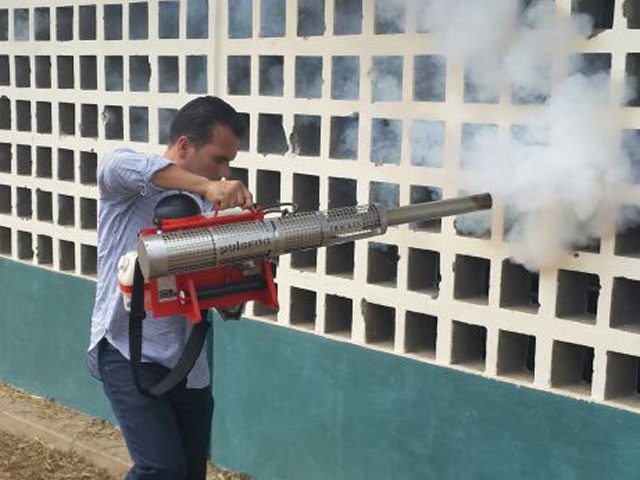 Michelangeli inició fumigación en Barcelona contra chikungunya y dengue