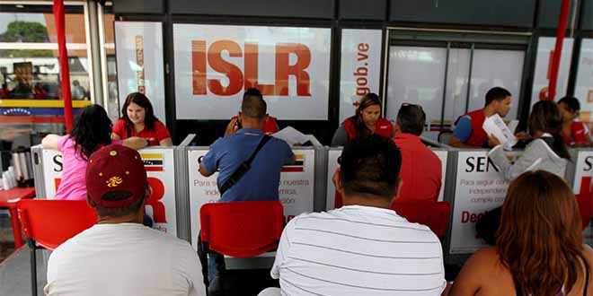 Declaración y pago del Islr 2015 será del 1º de enero al 31 de marzo