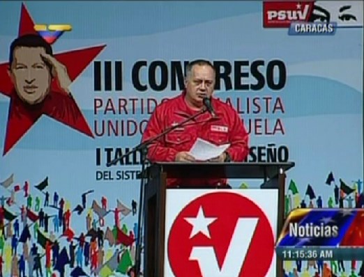 Cabello: La oposición no volverá a gobernar, ni por las buenas, ni por las malas