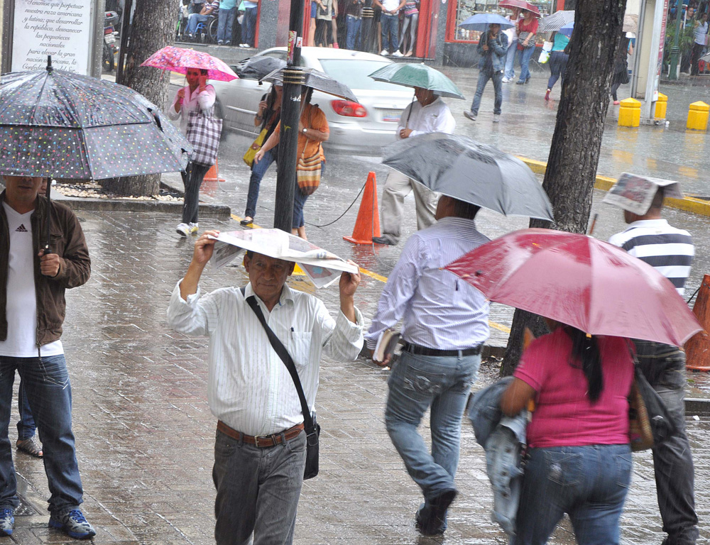 Se esperan lluvias dispersas este miércoles en casi todo el país