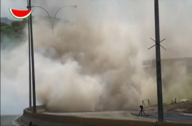 Así transcurrió la implosión del puente de Santa Cecilia este #9S (Video)