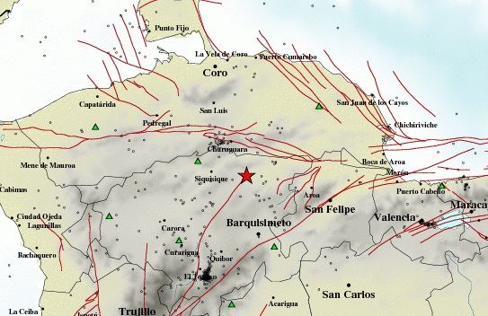 Tembló en Churuguara