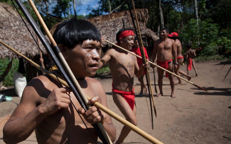 Guerra de los yanomami: Lucha conmigo y me caso con tu hermana