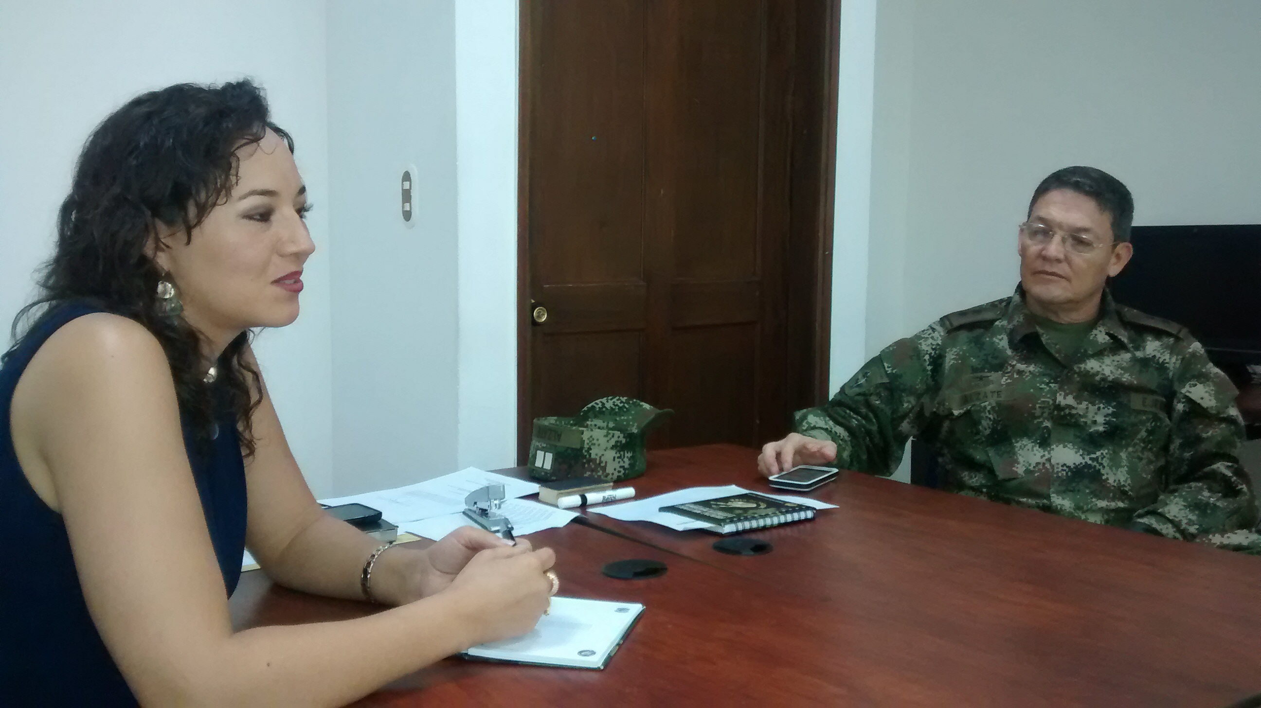 Liberan al general colombiano Alzate y a sus dos acompañantes