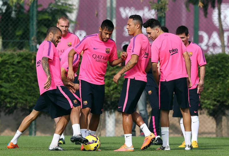 El Barça regresa al trabajo sin Neymar