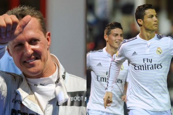 Schumacher y Cristiano, los deportistas más buscados en yahoo