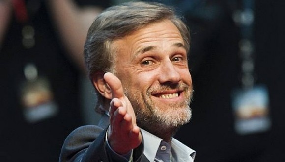 El actor Christoph Waltz recibe su estrella en el Paseo de la Fama