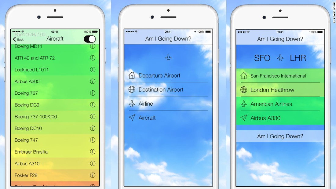 Nueva aplicación analiza las probabilidades de que tu vuelo se estrelle ¿La usarías?