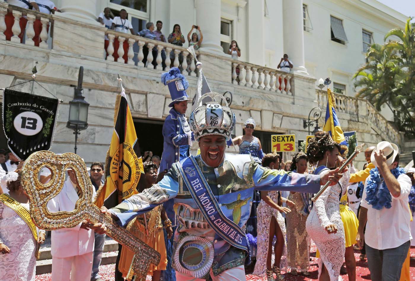 El rey Momo inaugura el Carnaval de Rio de Janeiro: ¡que comience la fiesta!