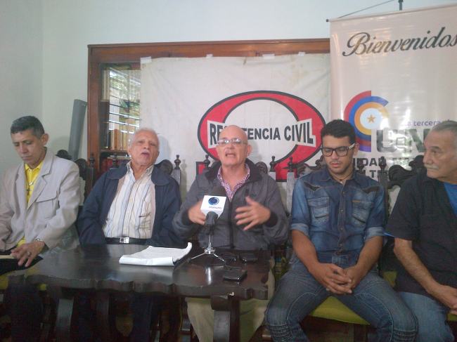 Resistencia Civil se une a Unidad Nacional Alternativa para contribuir con la solución de los problemas