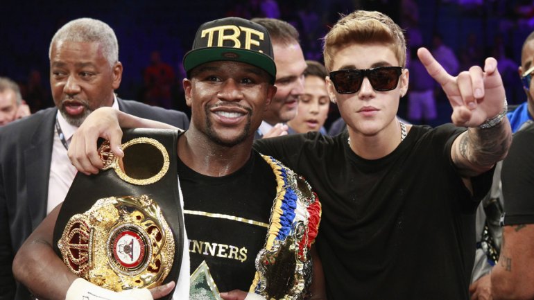 Justin Bieber escoltará a Mayweather