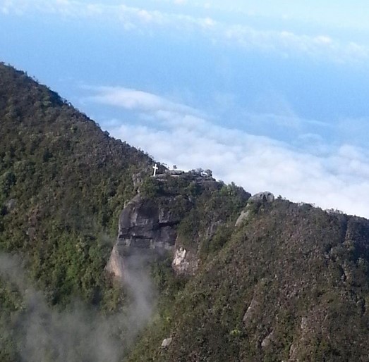 La Cruz de los Palmeros vista desde el cielo de Caracas (Foto)