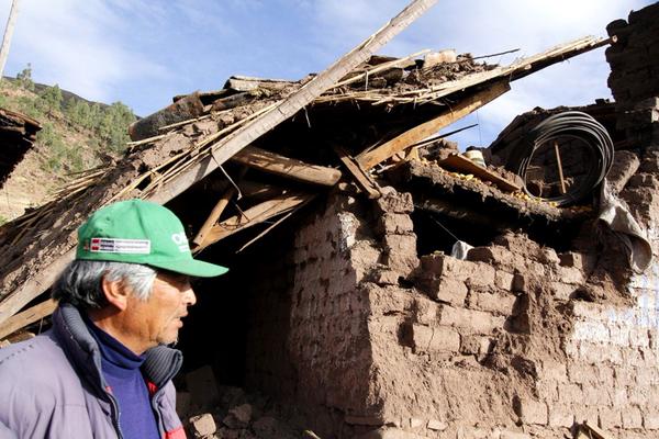 Dos personas resultaron heridas por el sismo ocurrido el lunes en Perú