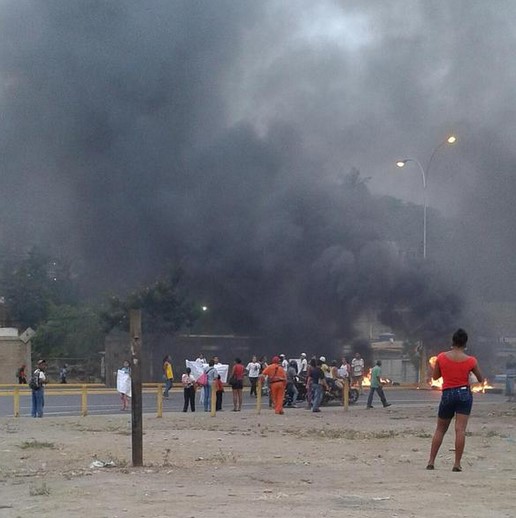 Protesta en Puerto La Cruz (Fotos)