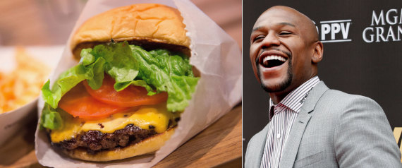 Para no perderlo como cliente, crearon una hamburguesa especial para Mayweather