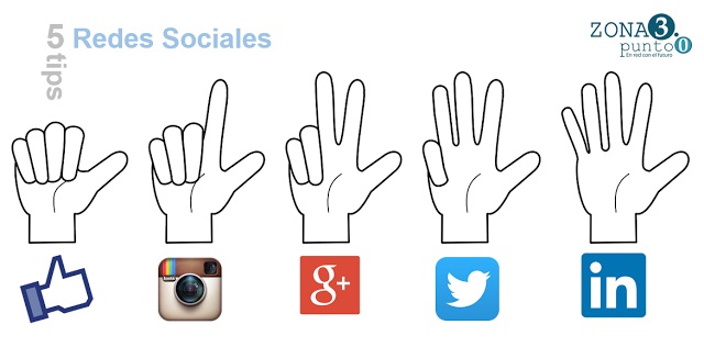 5 tips para 5 redes sociales