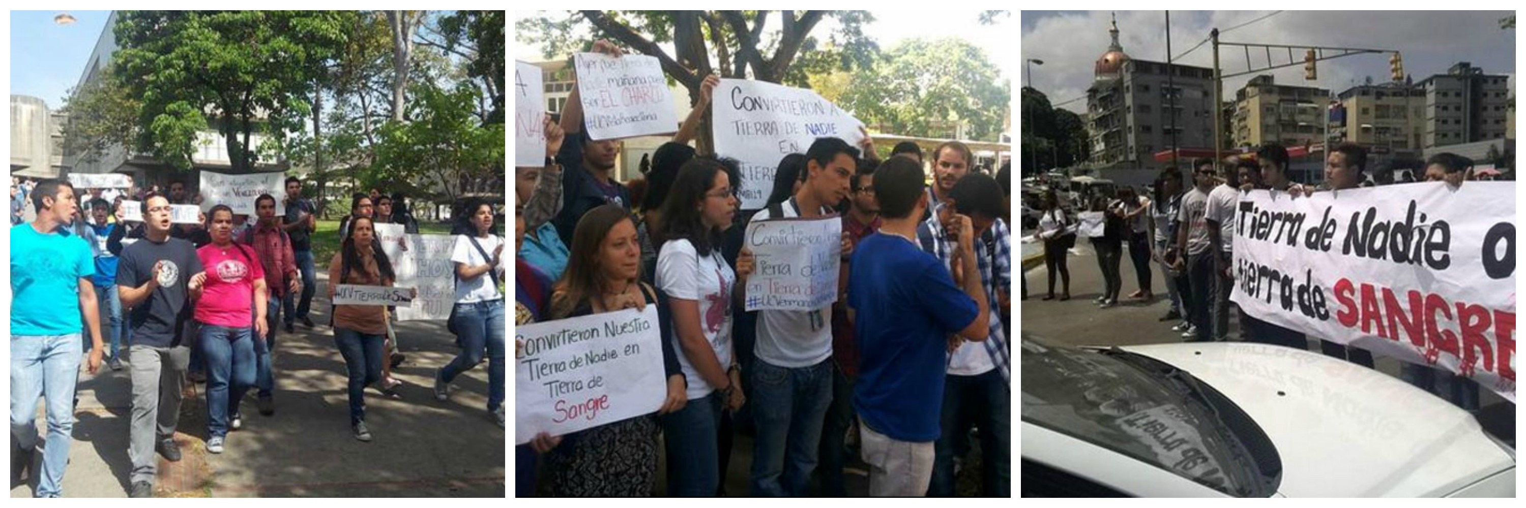 Estudiantes de la UCV exigen seguridad #7M (Fotos)