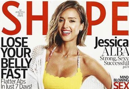 ¡Está que arde! Jessica Alba se pasó de sexy con estas fotos para la revista “Shape”