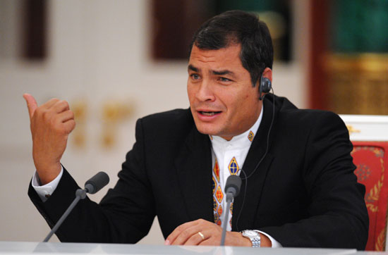 Rafael Correa, presidente de Ecuador desde 2007