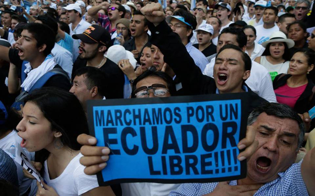 Ecuador Opposition March (2)