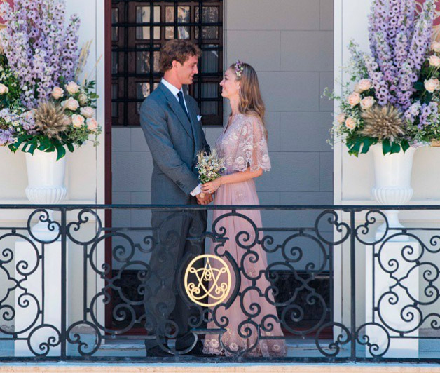 Pierre y Beatrice, la imagen del verdadero amor en el día de su boda