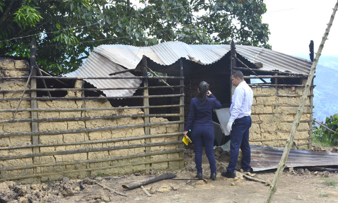 Agricultor fallece calcinado dentro de su vivienda