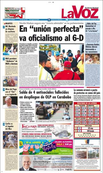 PORTADA LA VOZ